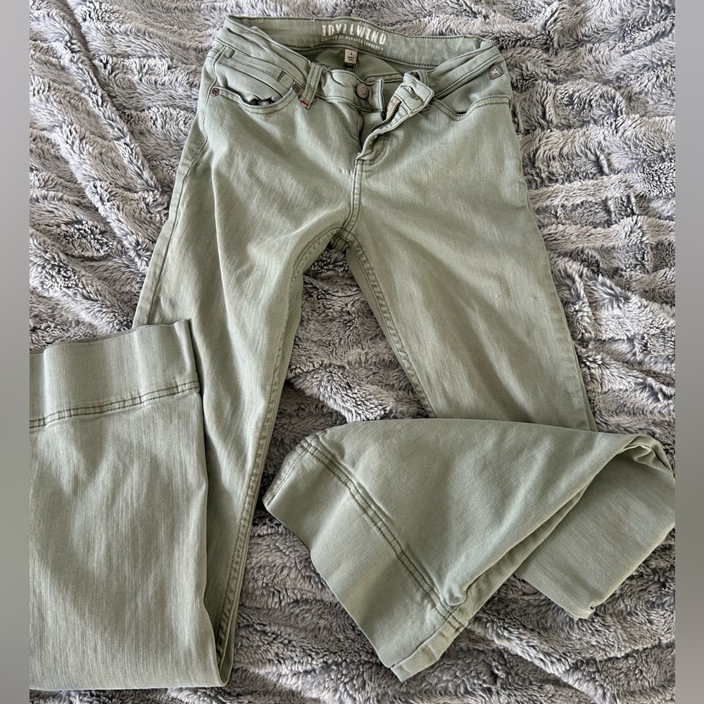 Idyllwind Olive Green Trouser Jeans.